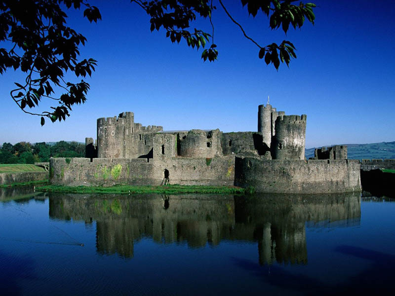 caerphilly-castle-moat