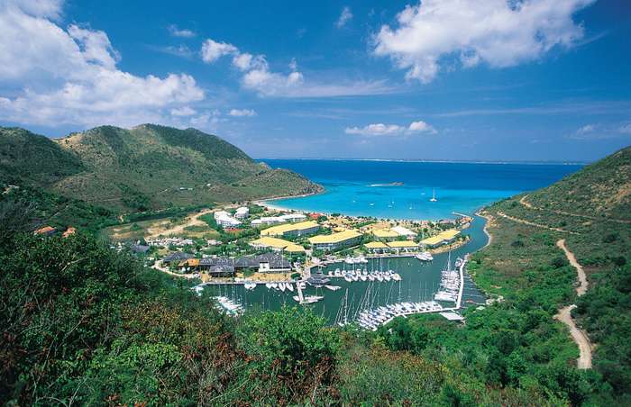 Boats-harbour-Marcel-Cove-Lesser-Antilles-Saint-Martin