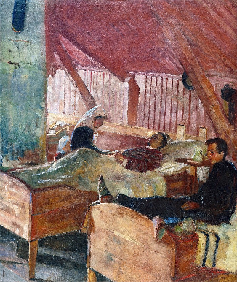 800px-Edvard_Munch_-_The_Infirmary_at_Helgelandsmoen