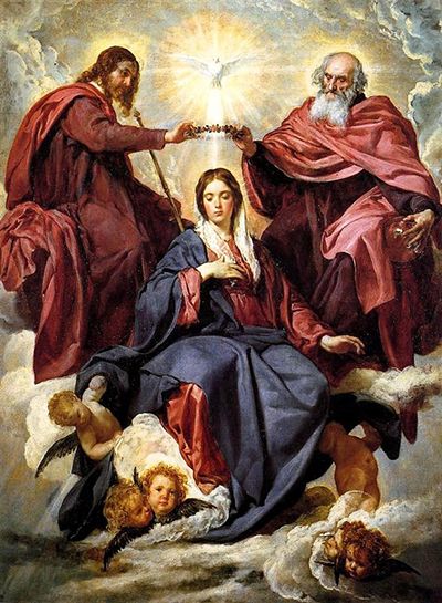 Coronation of the Virgin Diego Velazquez (1)