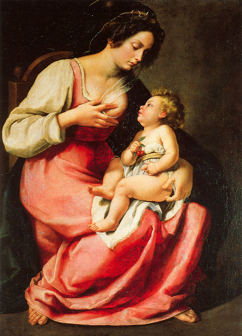 800px-Artemisia_Gentileschi_-_Madonna_con_Bambino_(1609-1610)