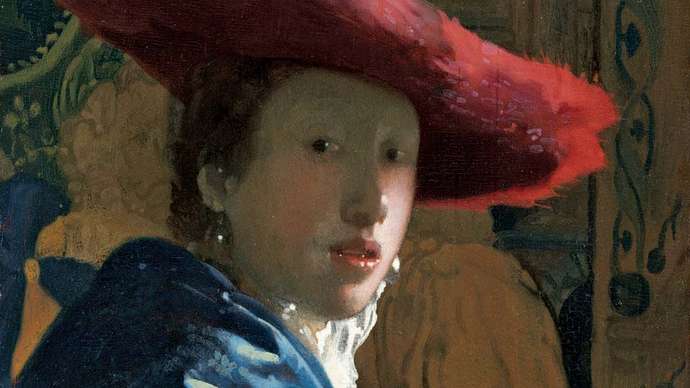 Girl-oil-panel-Red-Hat-Johannes-Vermeer