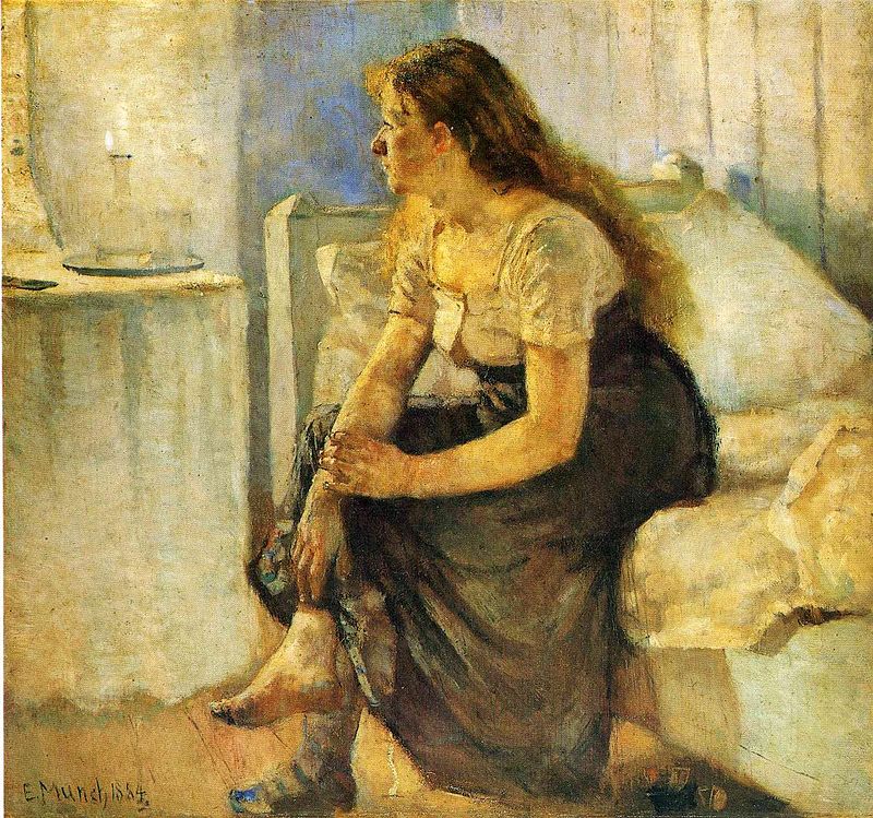 800px-Edvard_Munch_-_Morning_(1884)
