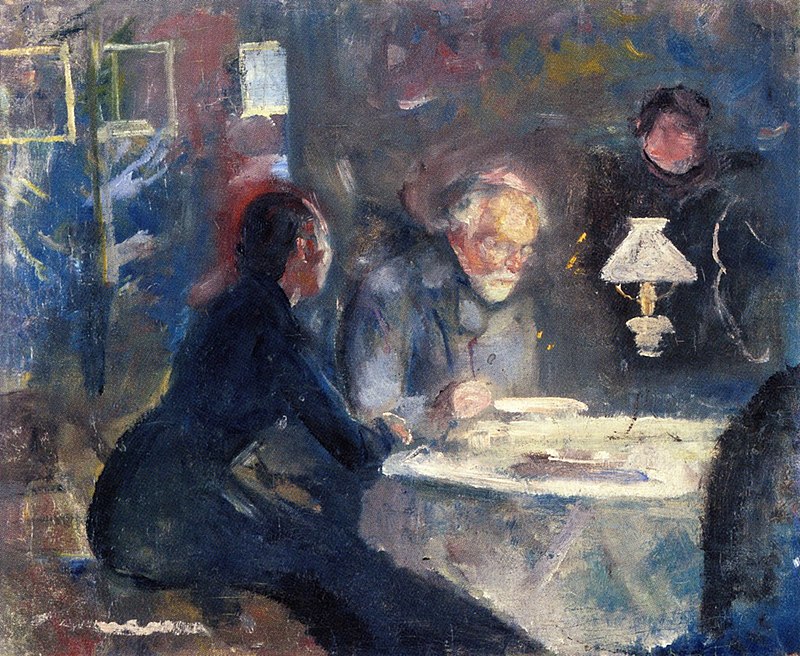 800px-Edvard_Munch_-_At_Supper